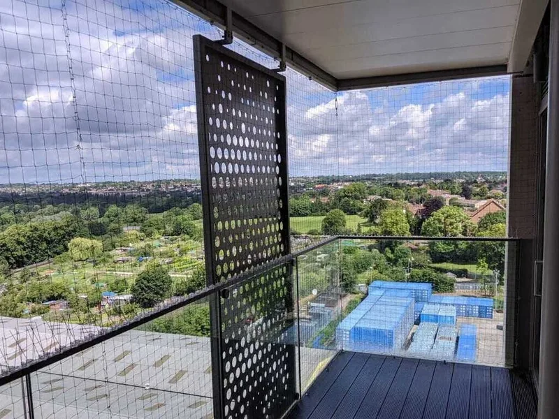 İstanbul Balkon Filesi Montajı - 8 Yıl Garantili Polyamid Balkon Emniyet Ağı Fiyatları 0537 787 30 64