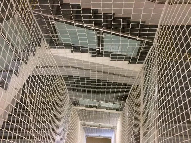 Bina Boşluğu Güvenlik Filesi - Galeri Şaft Düşme Önleme Ağları Montajı İstanbul